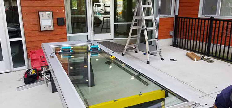 storefront door glass replacement Greenfield